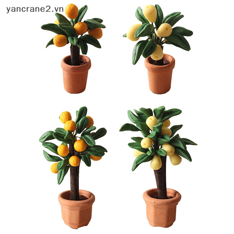 Mô Hình Cây Cam / Cây Dâu Tây 1: 12 Trang Trí Nhà Búp Bê / Tiểu Cảnh / Khu Vườn 2.vn