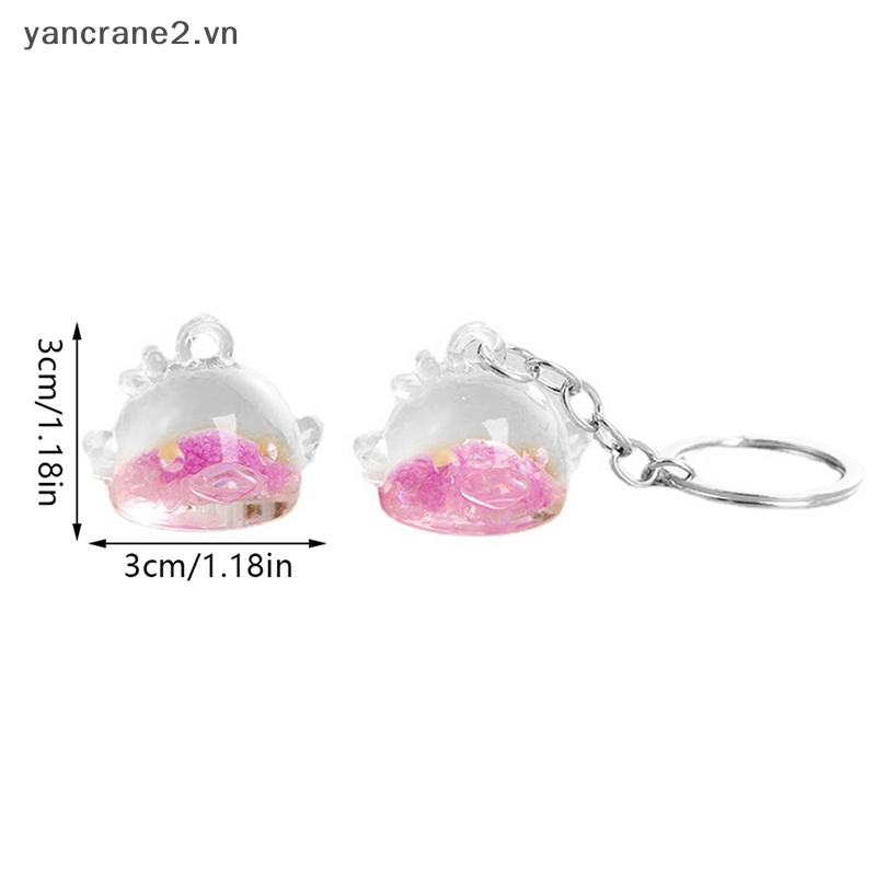 Móc Khóa Resin Mini Phát Quang Hình Chú Gà Hoạt Hình Trang Trí Nhà Cửa / Xe Hơi Đồ Chơi Cho Bé DIY YAN2 {yancrane2.vn}