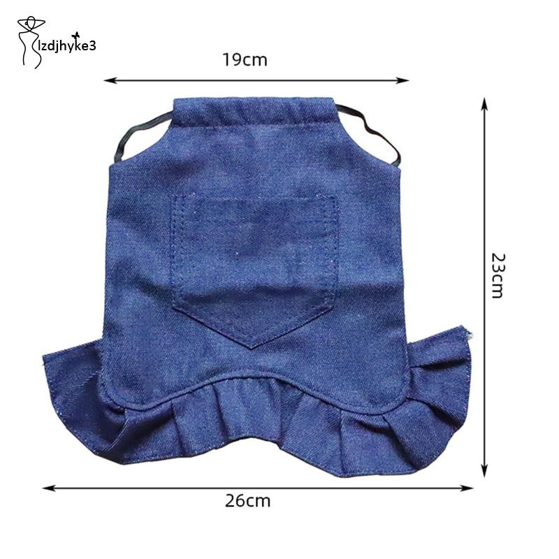[lzdjhyke3] Set 3 Tạp Dề Màu Xanh Lam Chăm Sóc Phụ Kiện Cho Gà