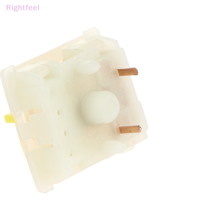 Set 2 Công Tắc Bàn Phím Cơ 5 Chấu Màu Vàng Sữa Mới