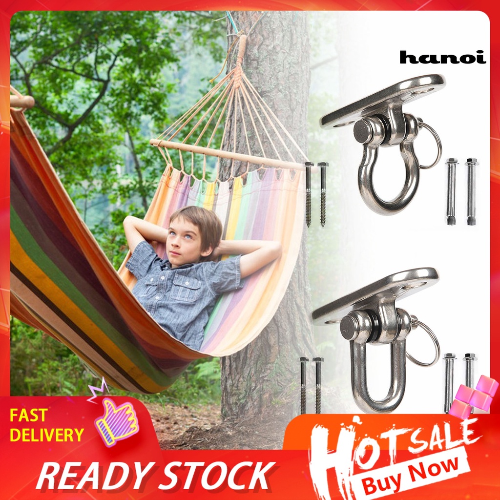 Vòng Đeo Tay Kiểu Dáng Đơn Giản Trẻ Trung♙1 Bộ Móc Treo Võng Xích Đu Gắn Trần Nhà Chịu Lực Cao Không Dễ Biến Dạng Đơn Giản Chống Rỉ Sét