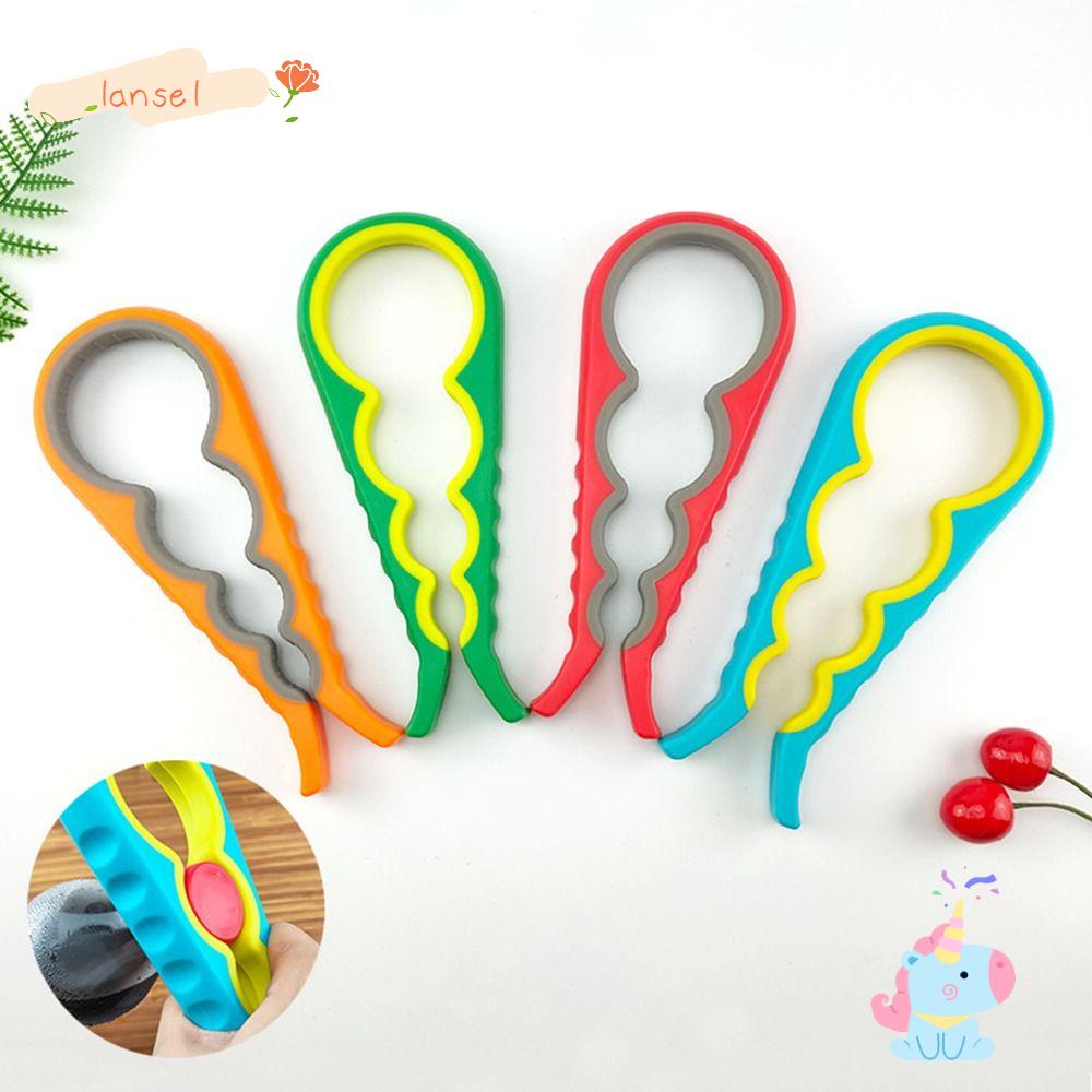 Dụng Cụ Mở Nắp Chai Lọ Với Tay Cầm Silicone Tiện Dụng