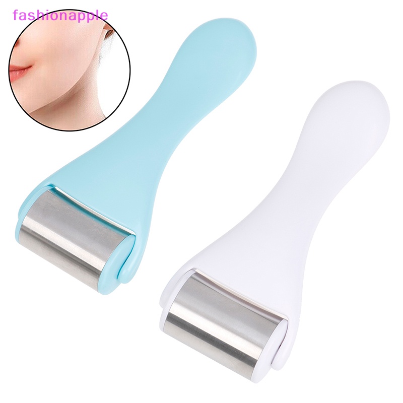 1 Cây Lăn Mát Xa Mặt Bằng Thép Không Gỉ Chống Nếp Nhăn Se Khít Lỗ Chân Lông