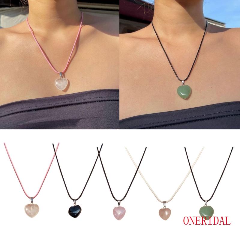 Vòng cổ Dài 45 + 5cm Mặt Hình Trái Tim