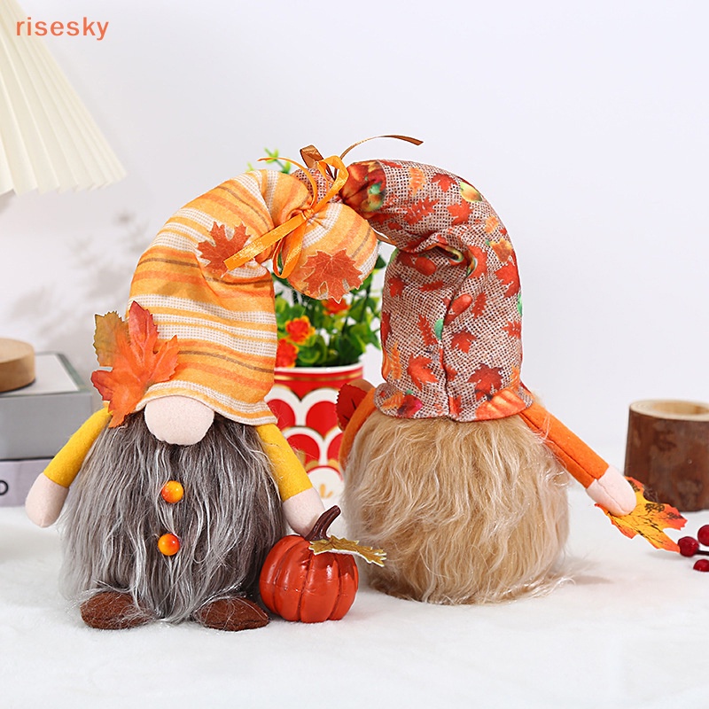 [risesky] Búp Bê Nhồi Bông Yêu Tinh Hoa Hướng Dương Lễ Tạ Ơn Lễ Tạ Ơn