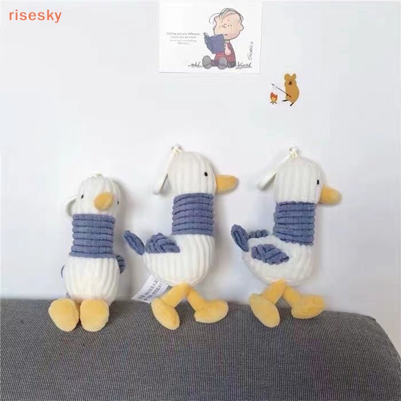 Móc Khóa Hình Chú Vịt Nhồi Bông Mềm Mại Dễ Thương