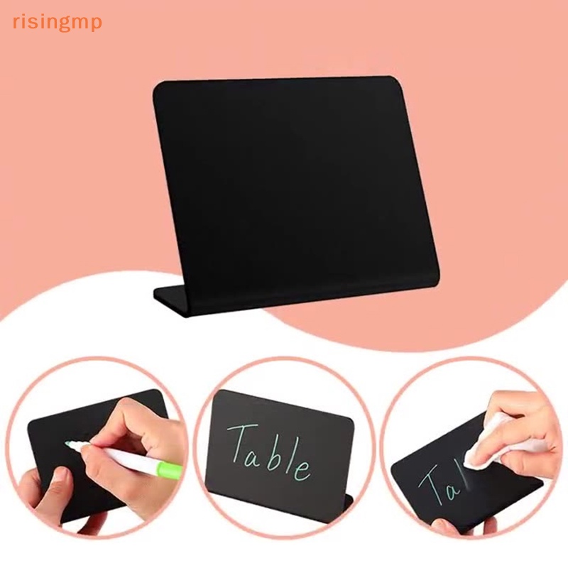Set 5 Bảng Đen Mini Ghi Tên Có Đế Để Thức Ăn