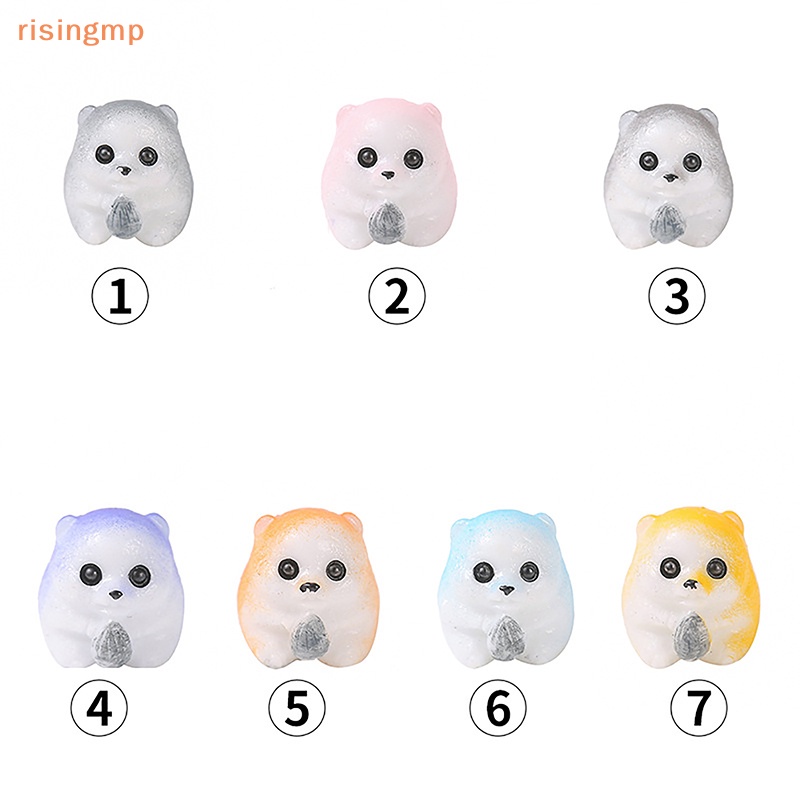 Set 7 Đồ trang trí Chuột Hamster Mini Bằng Nhựa Resin Dễ Thương Trang Trí Tiểu Cảnh