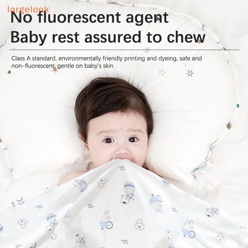 Chăn Quấn 83x83cm Bằng Cotton Nguyên Chất In Họa Tiết Dễ Thương Cho Bé Sơ Sinh