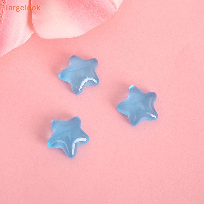 Set 5 Đồ trang trí Ngôi Sao Dạ Quang Mini Bằng Nhựa Resin Trang Trí Tiểu Cảnh