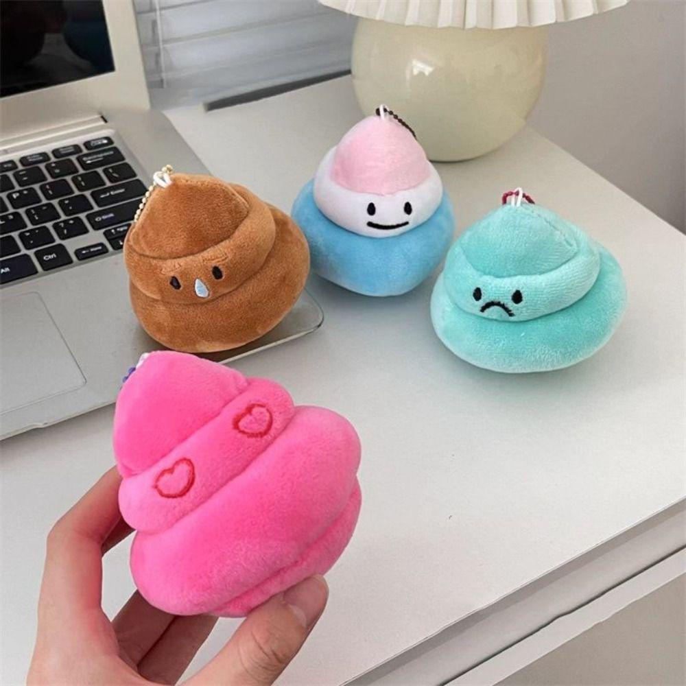 DARNELL Móc Khóa Hình Bánh Macaroon Nhồi Bông Dễ Thương