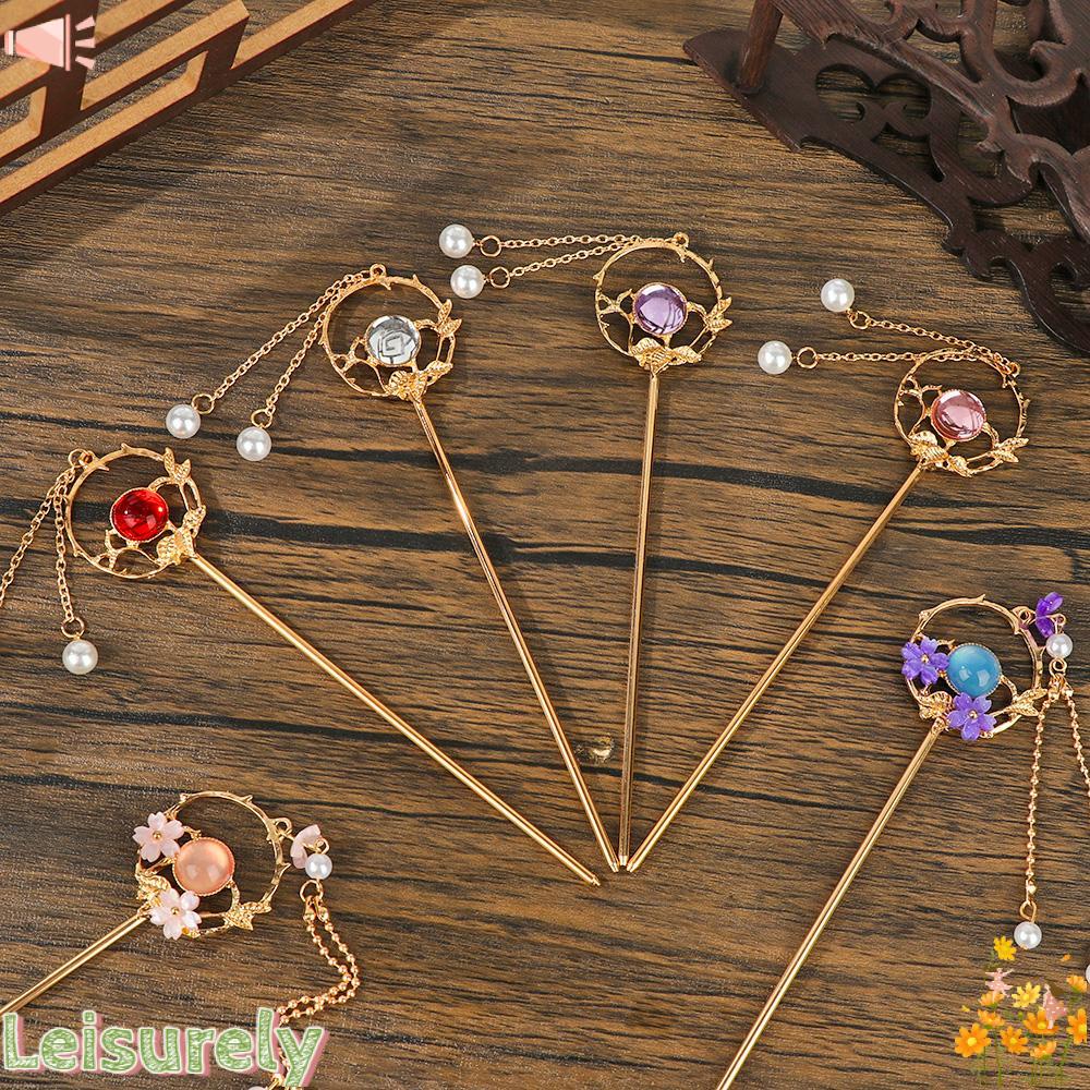 Trâm Cài Tóc Tua Rua Handmade Thời Trang Dự Tiệc