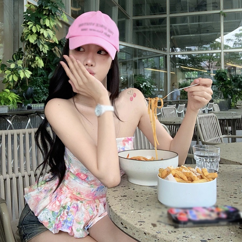 Áo Quây Ngực Hở Lưng Họa Tiết Hoa Thời Trang Quyến Rũ Cho Nữ