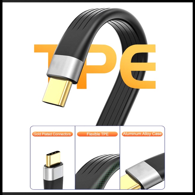 Dây Cáp Sạc Đồng Bộ Dữ Liệu Usb c Siêu Ngắn 3.1 Gen.1 Usb 3.0 A Sang Usb-c 5Gbps 3a 60w