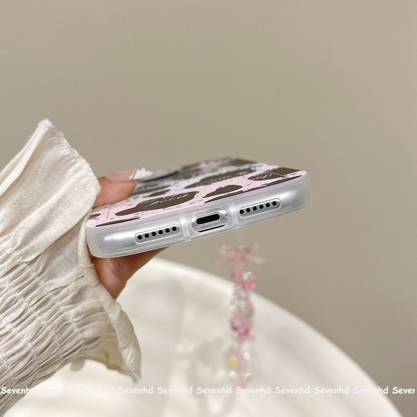 Ốp Điện Thoại TPU Mềm Họa Tiết Bò Sữa Cho iPhone 14 13 12 11 Pro Max X XR Xs Max 8 7 6 6s Plus SE 2020