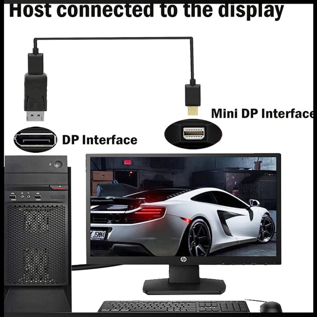 Đầu Chuyển Đổi Dp Đực Sang Mini Dp Cái