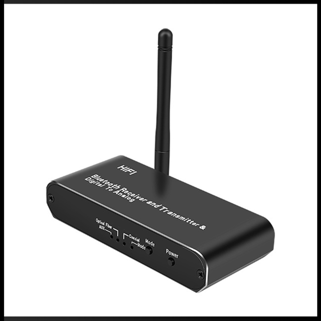 Bộ Chuyển Đổi Âm Thanh Kỹ Thuật Số Zevaret Dac 3.5mm Aux Đồng Trục Quang Học 5.0 Nhận Tín Hiệu Âm Thanh