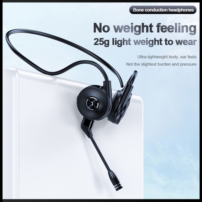 Tai Nghe Zevaret M1 Bluetooth Truyền Âm Qua Xương Chống Tiếng Ồn Không Dây Thích Hợp Chạy Bộ / Chơi Thể Thao