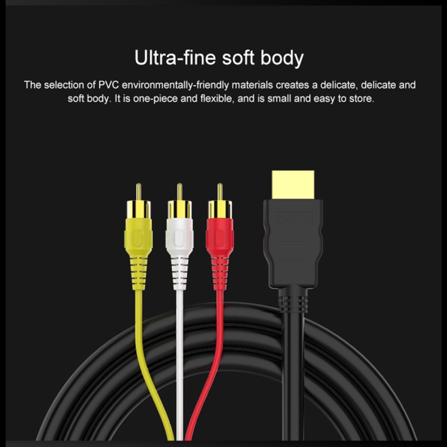 Cáp Chuyển Đổi Hdmi Sang 3RCA Scart