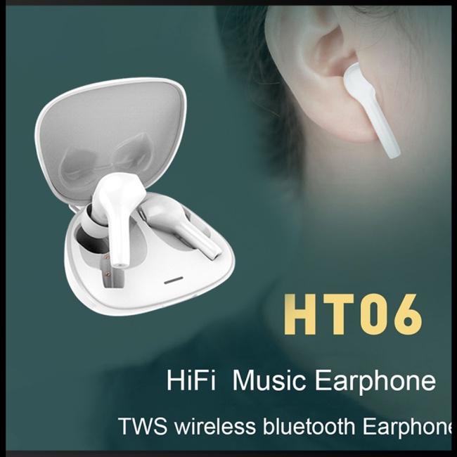 Tai Nghe Bluetooth 5.0 Không Dây Mini Zevaret Lenovo HT06 TWS