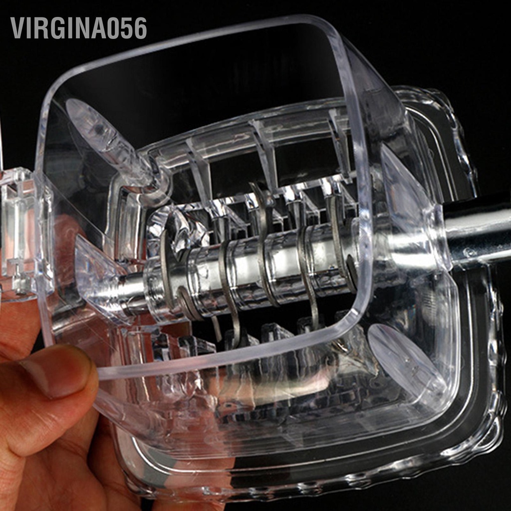 Virgina056 Máy Nghiền Đá Di Động 1.25L Tay Quay Tự Làm Bằng Xay Bào Cho Gia Đình Cắm Trại Ngoài Trời Sử Dụng