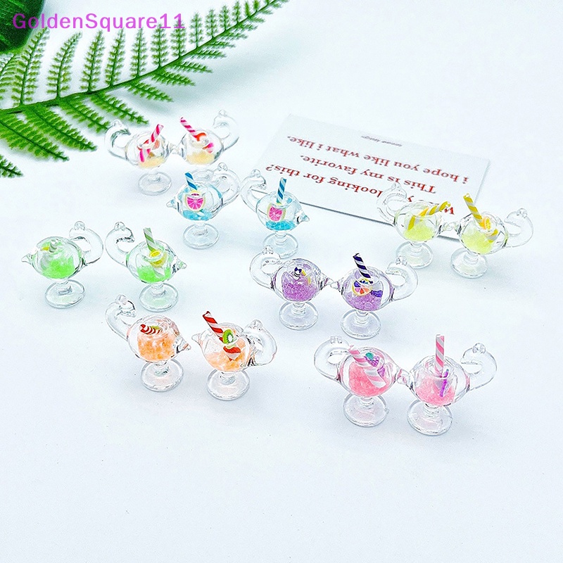 Set 5 Ly Nước Ép Trái Cây Hình Thiên Nga Bằng Nhựa Resin Phát Quang Độc Đáo