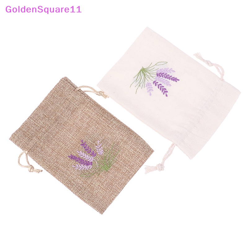 1 Túi Đựng Hạt Giống Hoa Oải Hương Thêu Họa Tiết