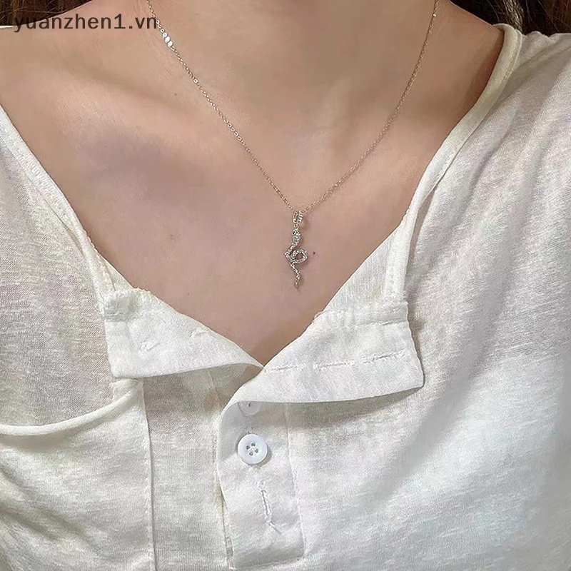 Vòng cổ Hình Rắn Đính Đá Thời Trang Dành Cho Nữ