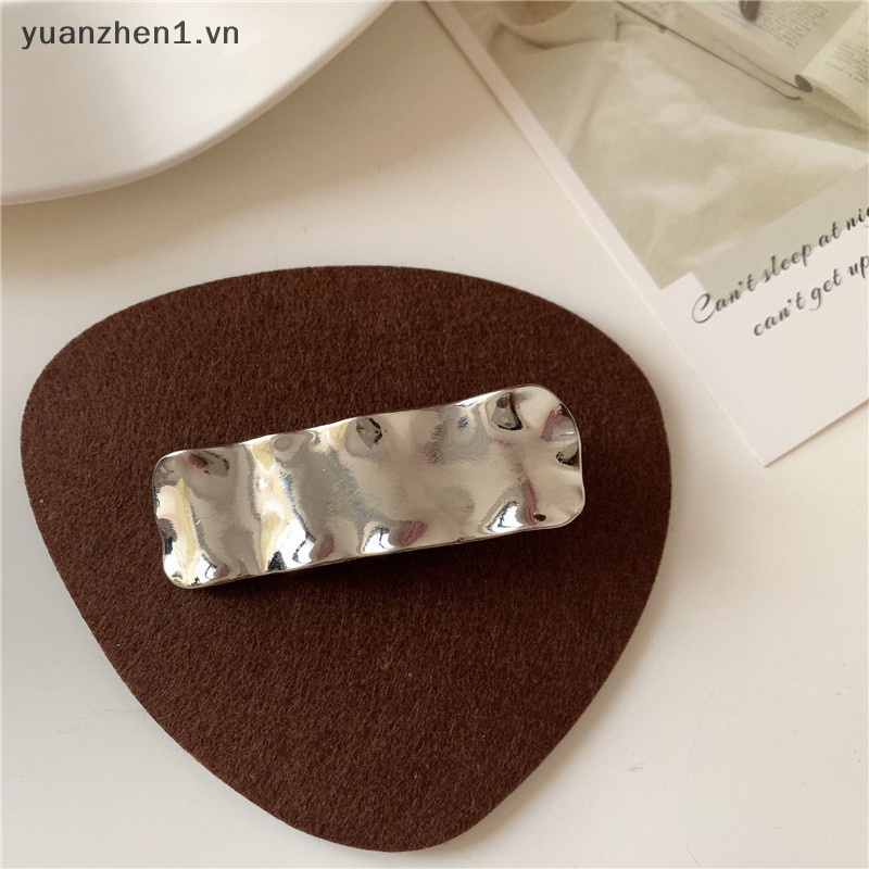 1 Kẹp Tóc Kim Loại Thời Trang Nữ Tính