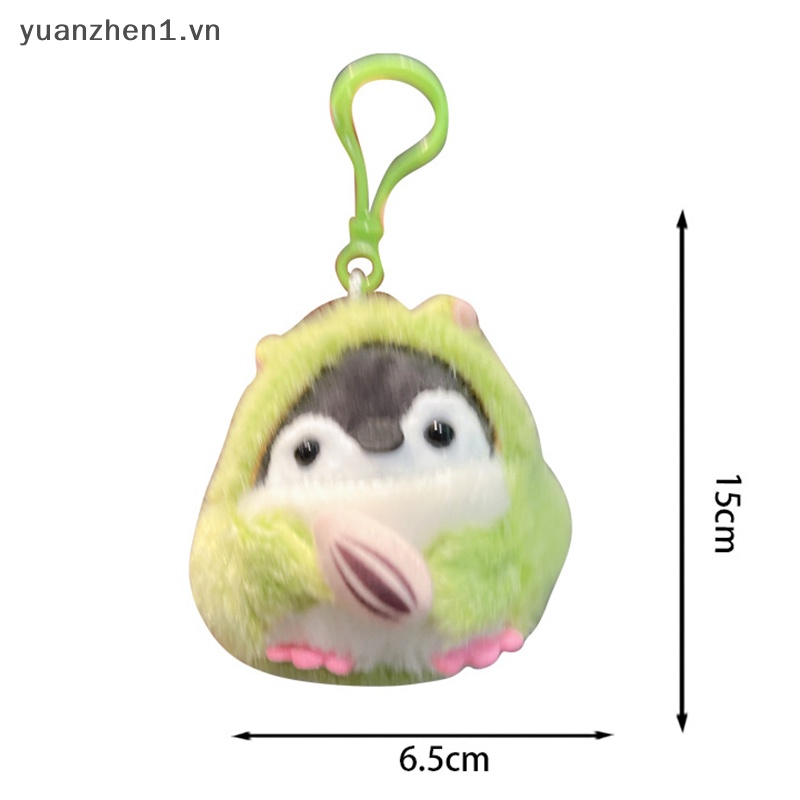 Móc Khóa Hình Chim Cánh Cụt Nhồi Bông Dễ Thương