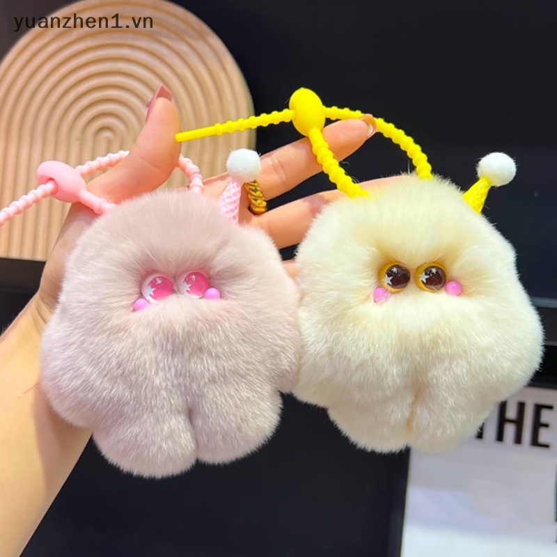 Móc Chìa Khóa Hình Thỏ Bông Đáng Yêu