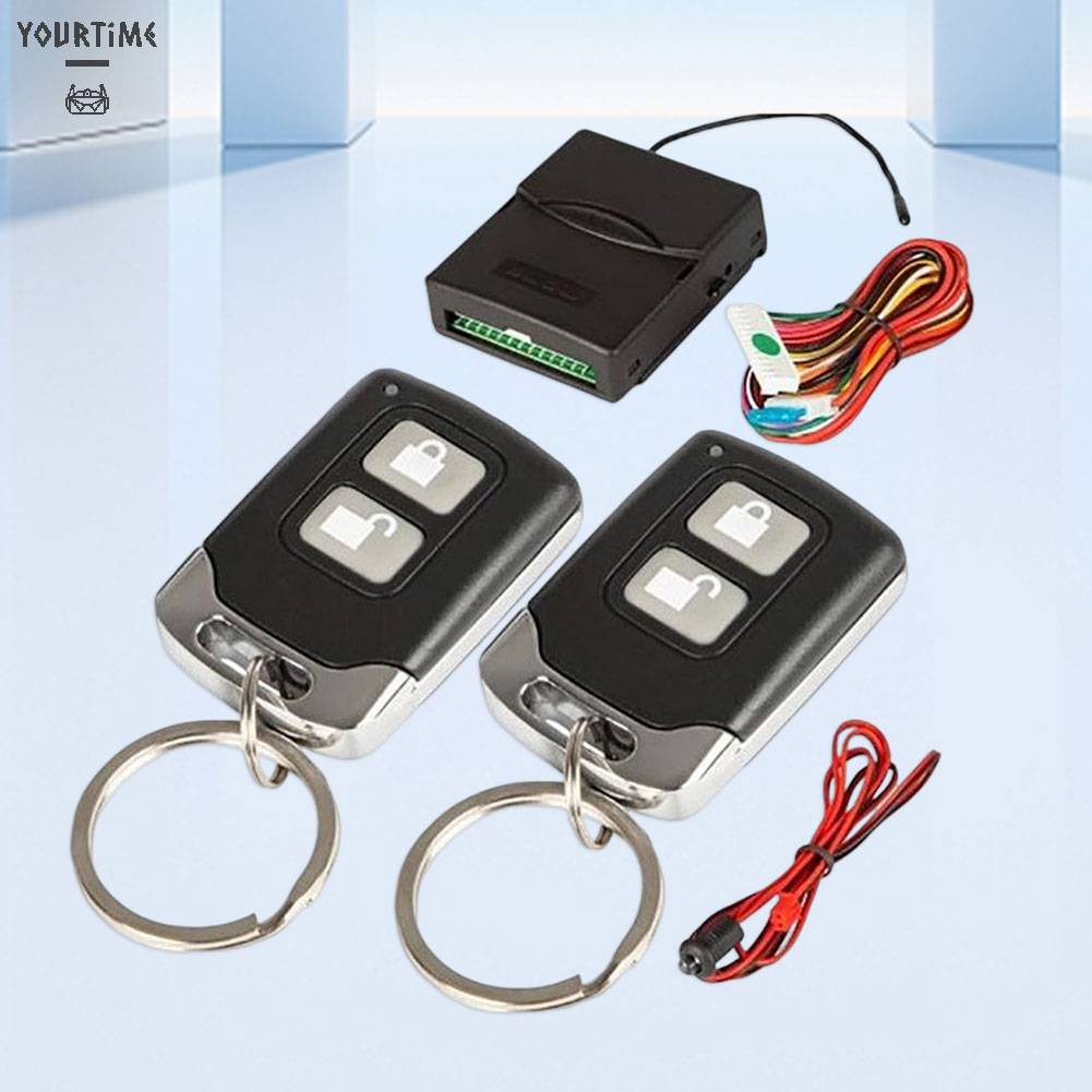 Bộ ĐiềU KhiểN KhóA Cửa Xe Hơi 12V + 2 ĐiềU KhiểN Từ Xa Universal