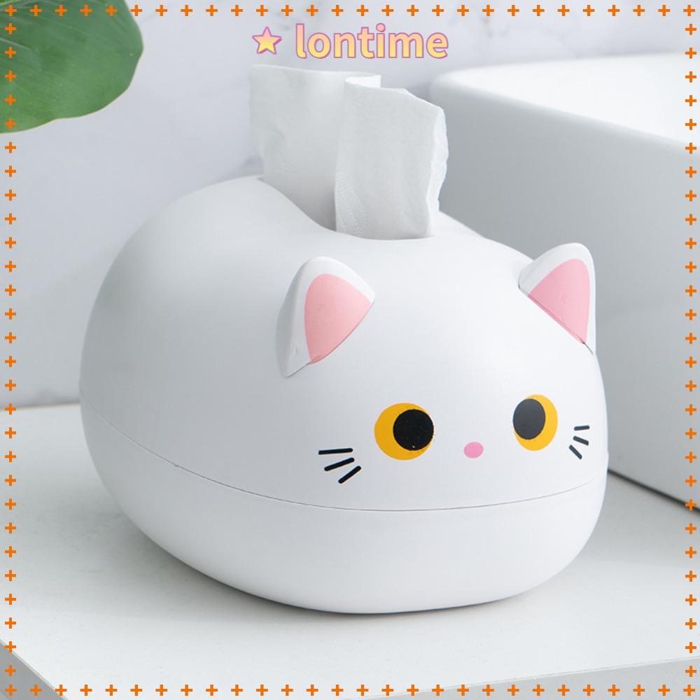 Hộp Đựng Tăm Xỉa Răng Để Bàn Hình Mèo Phong Cách Bắc Âu