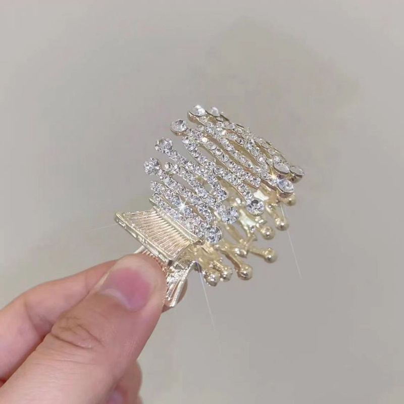 Kẹp Tóc Đính Đá Và Ngọc Trai Thời Trang Cho Nữ