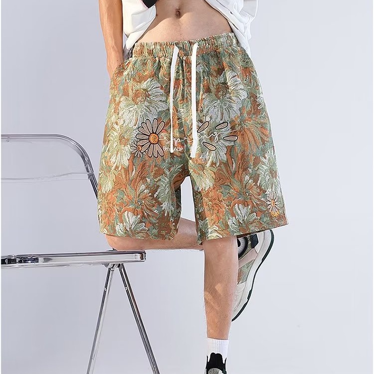 Quần Short Thể Thao Đi Biển Dáng Suông Kiểu Mỹ Thời Trang Mùa Hè Cho Nam