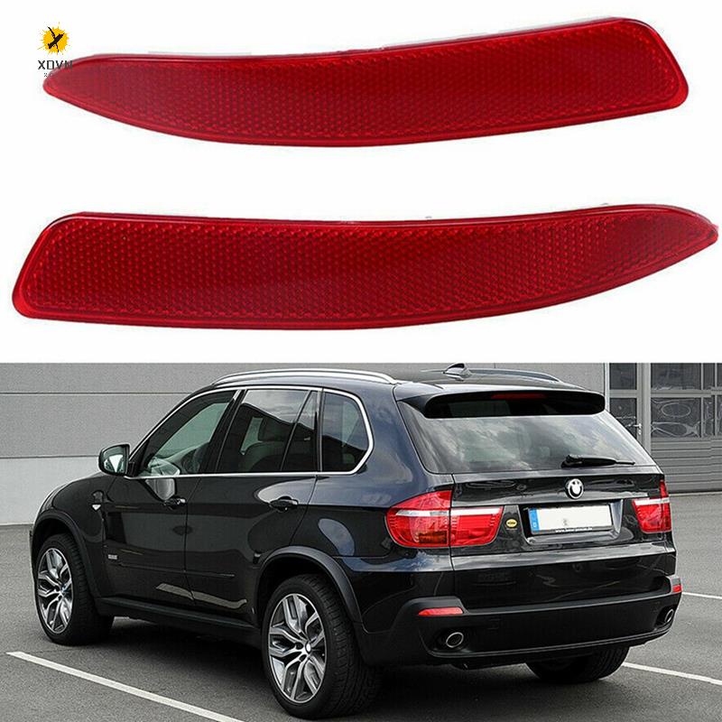 1 Cặp Miếng Dán Phản Quang Cho Cản Sau Xe Hơi BMW E70 X5 2007-2013 63217158949 63217158950