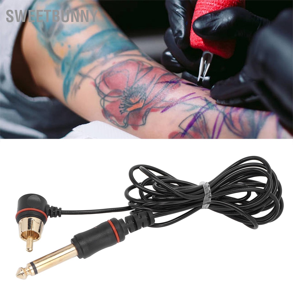 SweetBunny Hình Xăm Chuyên Nghiệp RCA Kết Nối Kẹp Dây Siêu Mịn Hookline Phụ Kiện 2 M