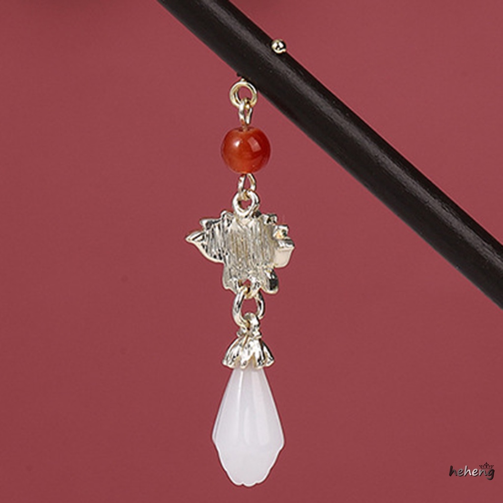 Trâm Cài Tóc Bằng Gỗ Hình Hoa Sen Phong Cách Trung Hoa Cổ Điển