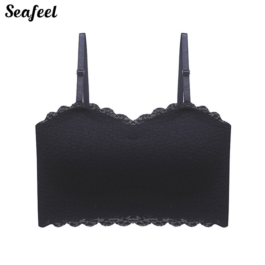 Áo Ngực Thể Thao Hai Dây Có Đệm Ngực Không Gọng Thép Chống Trượt Dễ Điều Chỉnh Thời Trang Mùa Hè Cho Bạn Gái