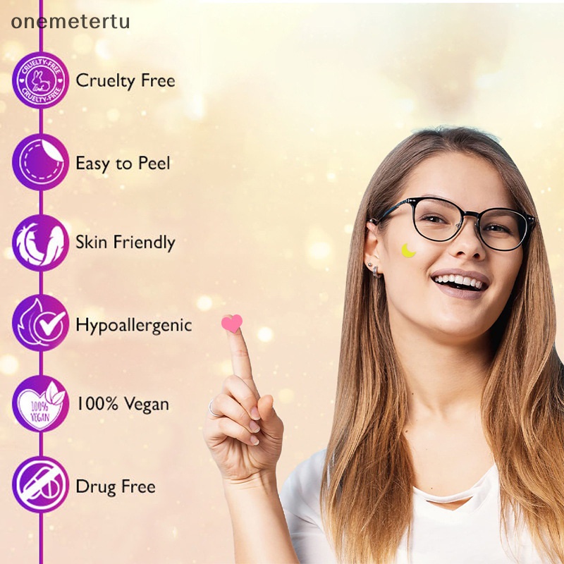 Miếng Dán Hỗ Trợ Giảm Mụn Vô Hình Chống Thấm Nước Dạ Quang