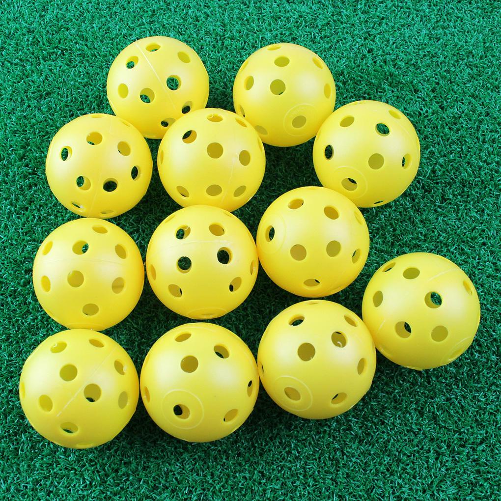 Bộ 50 Quả Bóng Golf 26 Lỗ Thiết Kế Đục Lỗ Độc Đáo Dùng Luyện Tập Trong Nhà Cho Bé