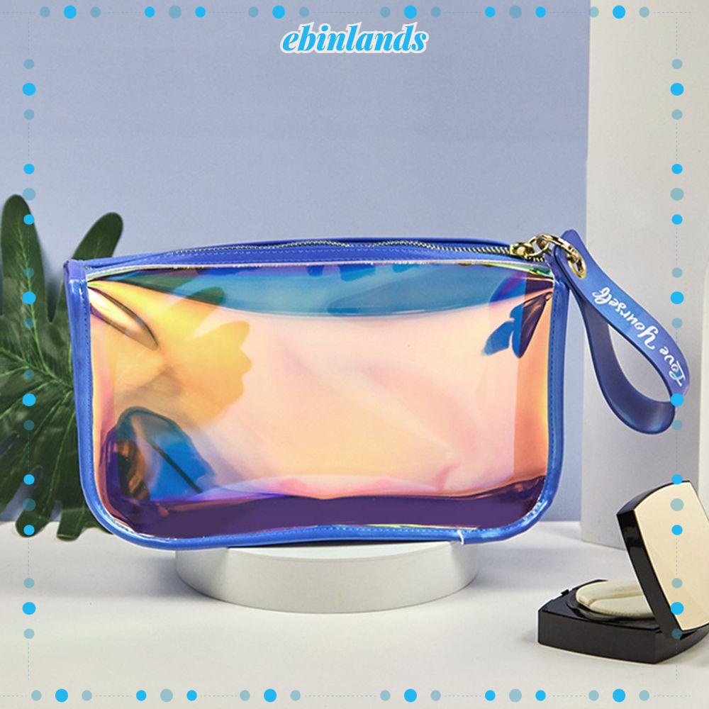 Túi Đựng Mỹ Phẩm Màu Laser Cỡ Lớn Chống Thấm Nước Tiện Dụng Mang Đi Du Lịch