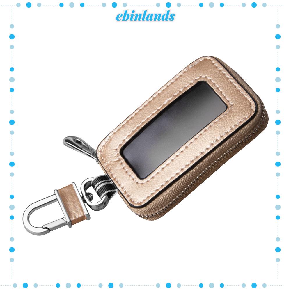 Vỏ Bảo Vệ Chìa Khóa Xe Hơi Trong Suốt Có Khóa Kéo Tiện Dụng Ốp