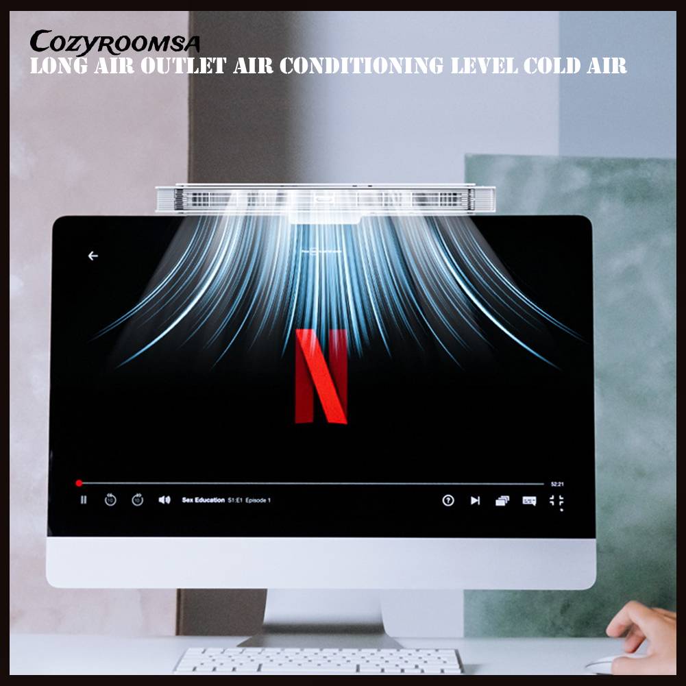 Quạt Không Cánh 3 Tốc Độ Kèm Màn Hình Hiển Thị Và Cổng USB Tiện Dụng Cho Gia Đ