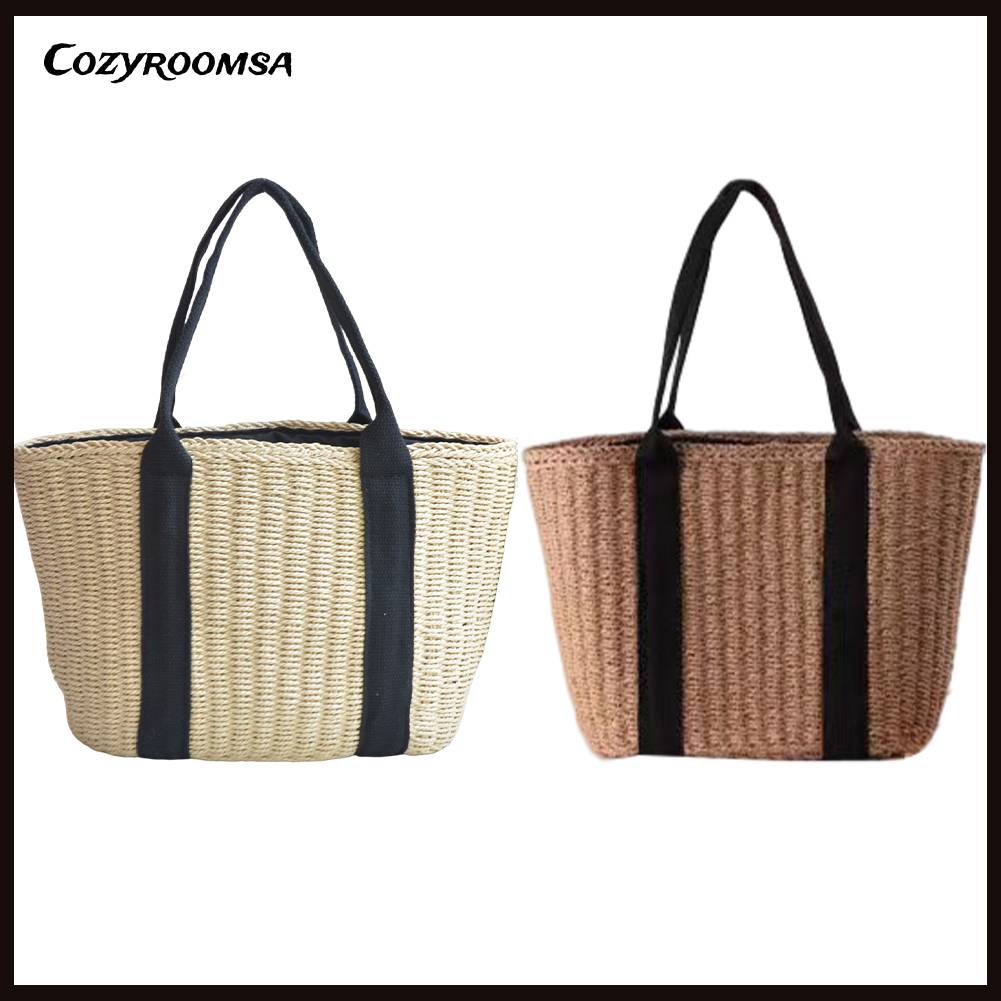 Túi Xách Đan Lát Dung Tích Lớn Thời Trang Nữ Tính