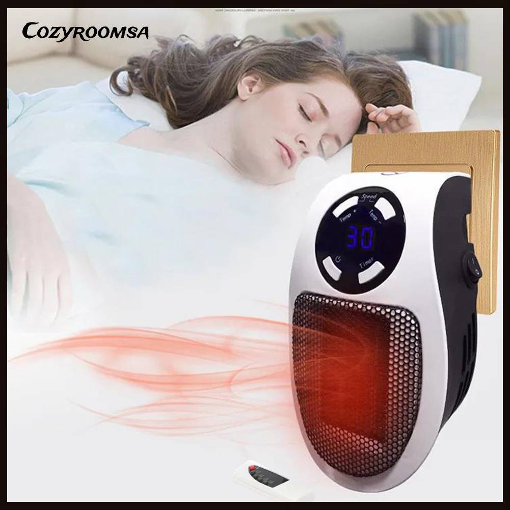 Máy Sưởi Điện 300W Hẹn Giờ 1-12 Giờ Tiện Dụng Cho Gia Đình / Văn Phòng