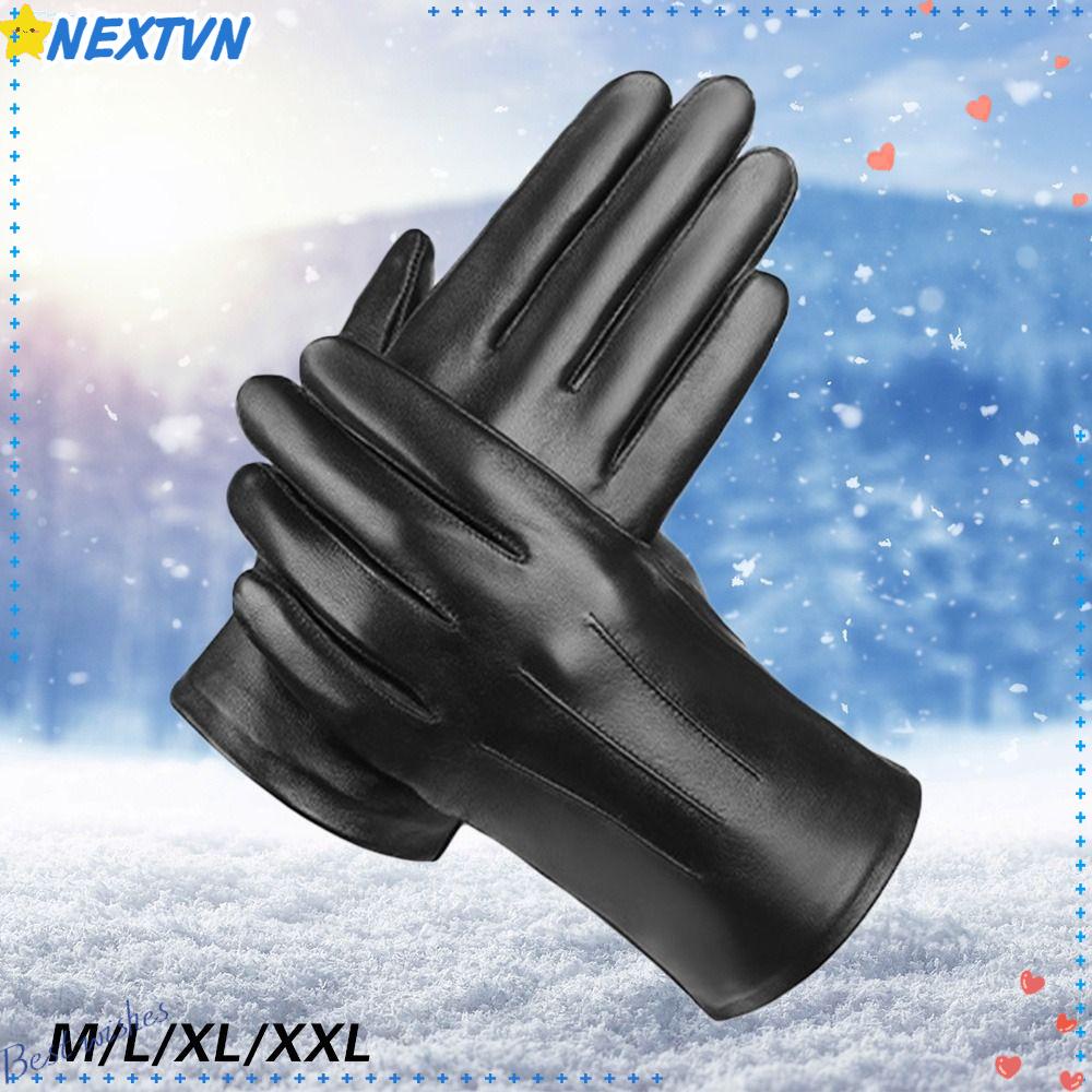 Găng Tay Da Chắn Gió Giữ Ấm Khi Lái Xe