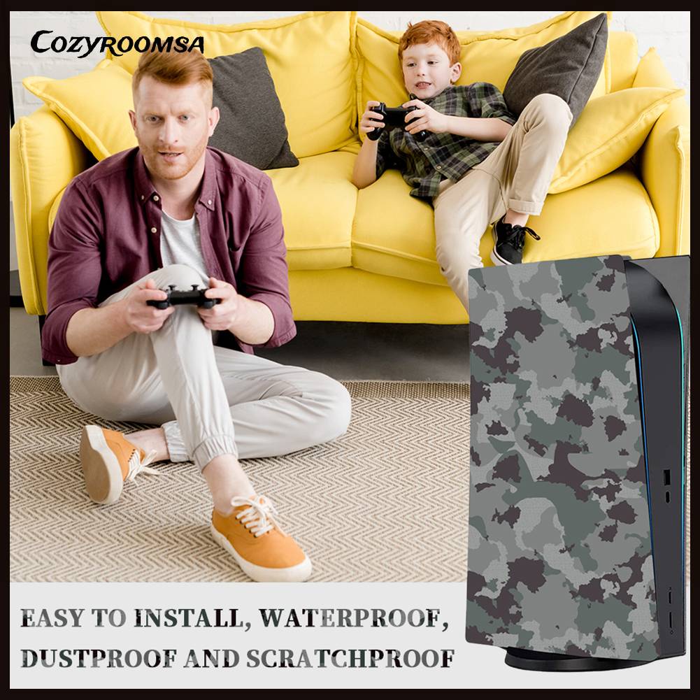 Vỏ Bảo Vệ Chống Nước Họa Tiết Rằn Ri Cho Máy Chơi Game PS5