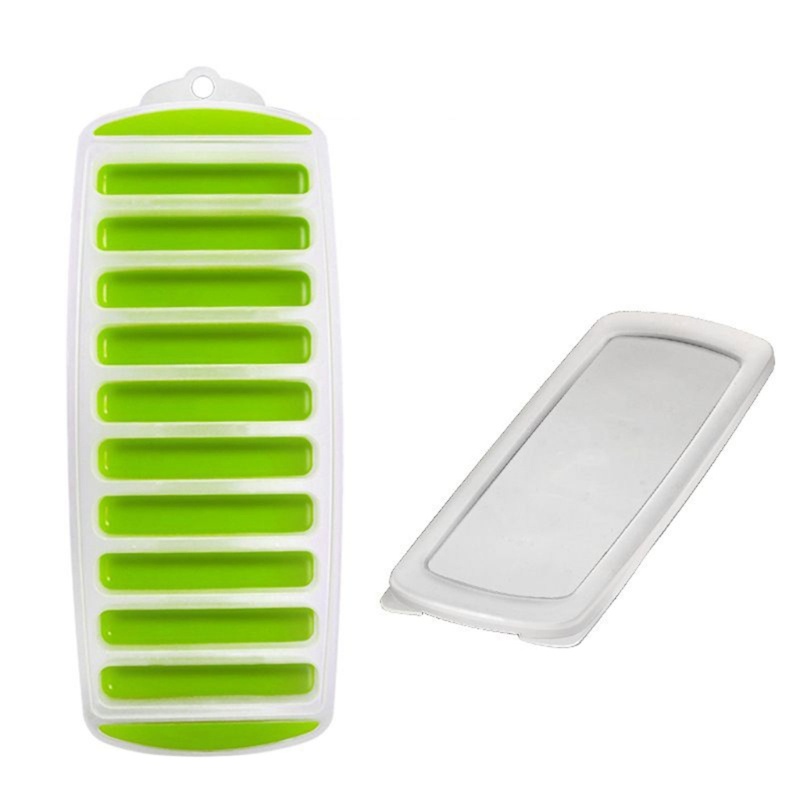 Khuôn Làm Đá / Sô Cô La / Chai Nước Thể Thao 10 Ngăn Dễ Tháo Gỡ