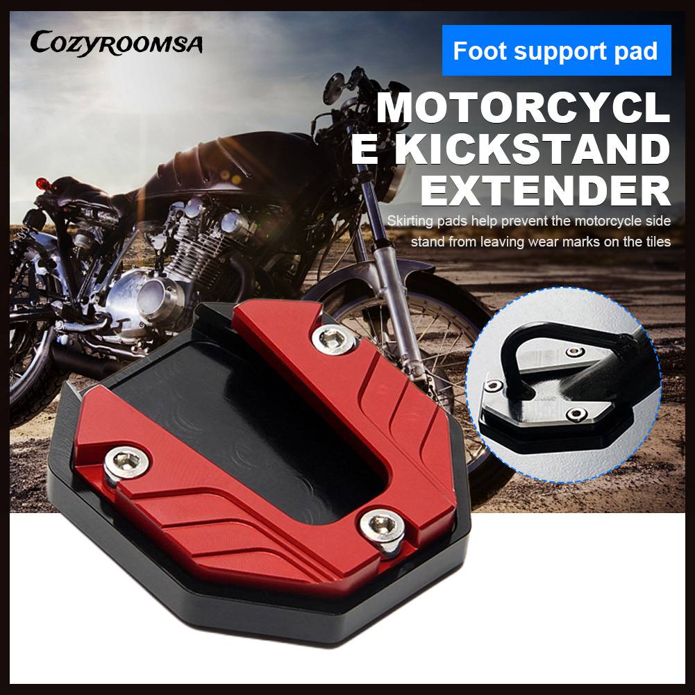 Đệm Chân Chống Bằng Hợp Kim Nhôm Cho Xe Máy